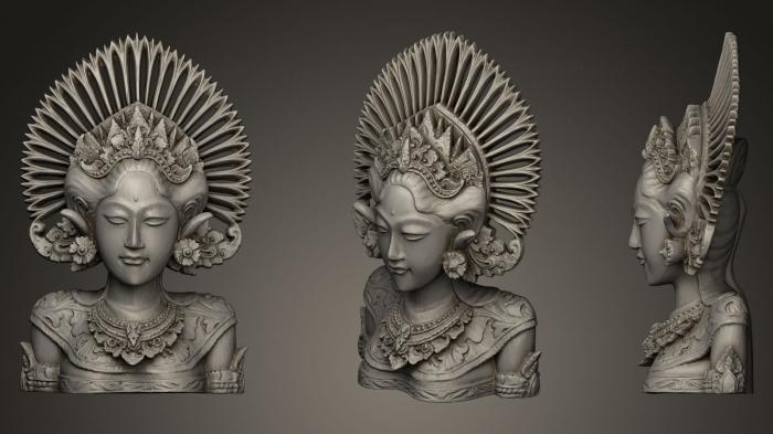 Indian sculptures (STKI_0015) 3D model for CNC machine